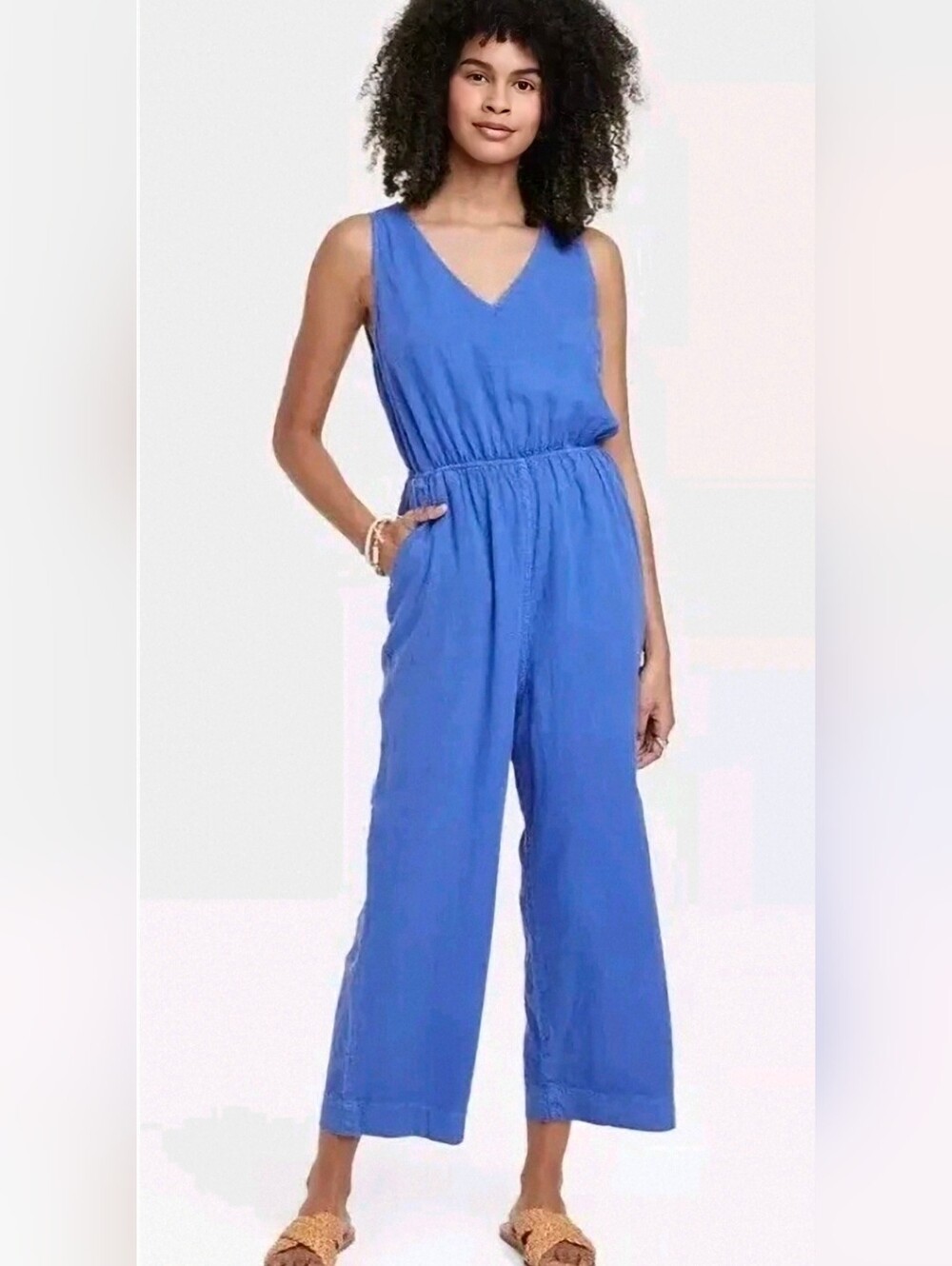 Universal Thread Linen Blend Jumpsuit